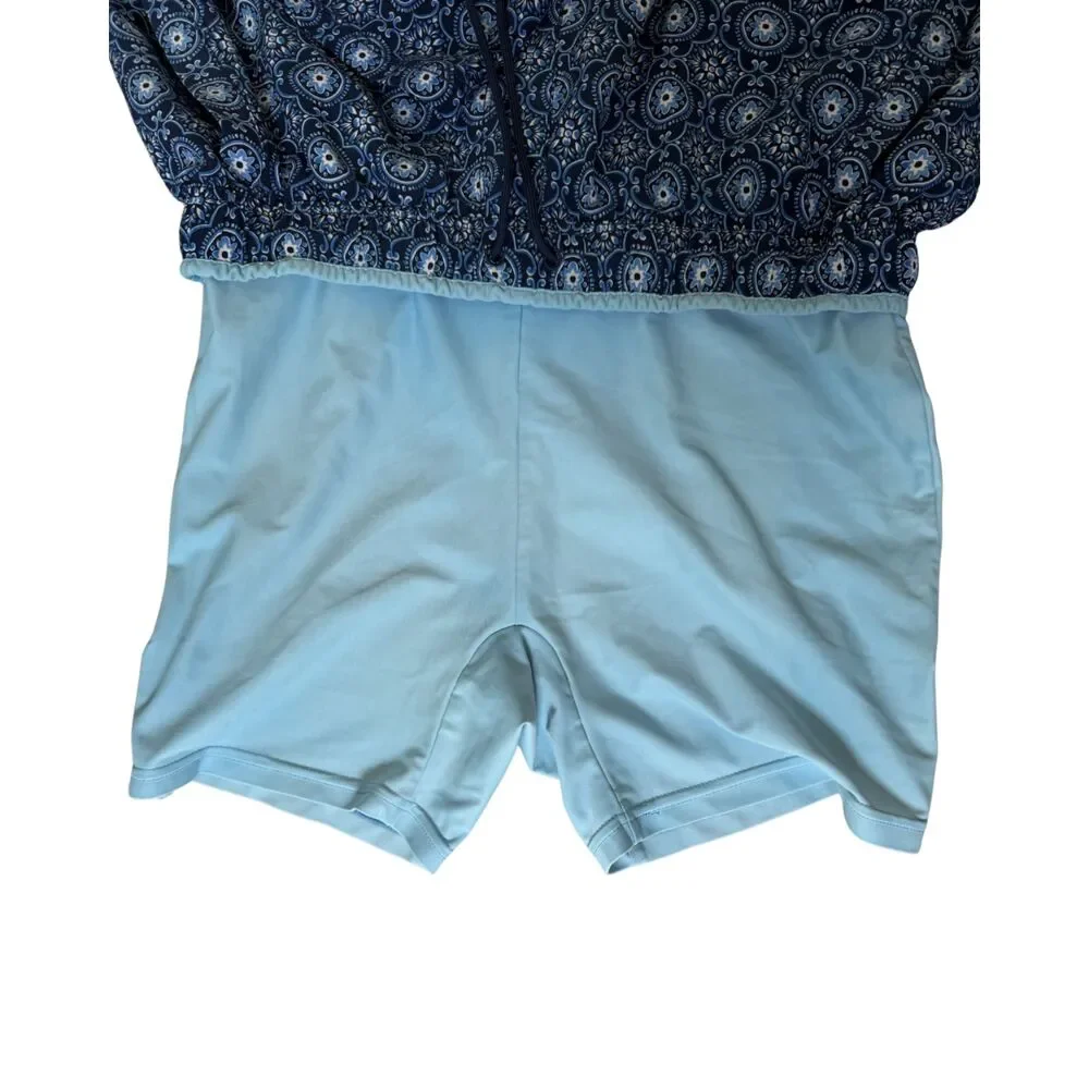 Coolibar Kahuna Paisley Navy Blue 7